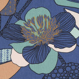 Toile Panama Hibscus Blue - Ribes y Casals