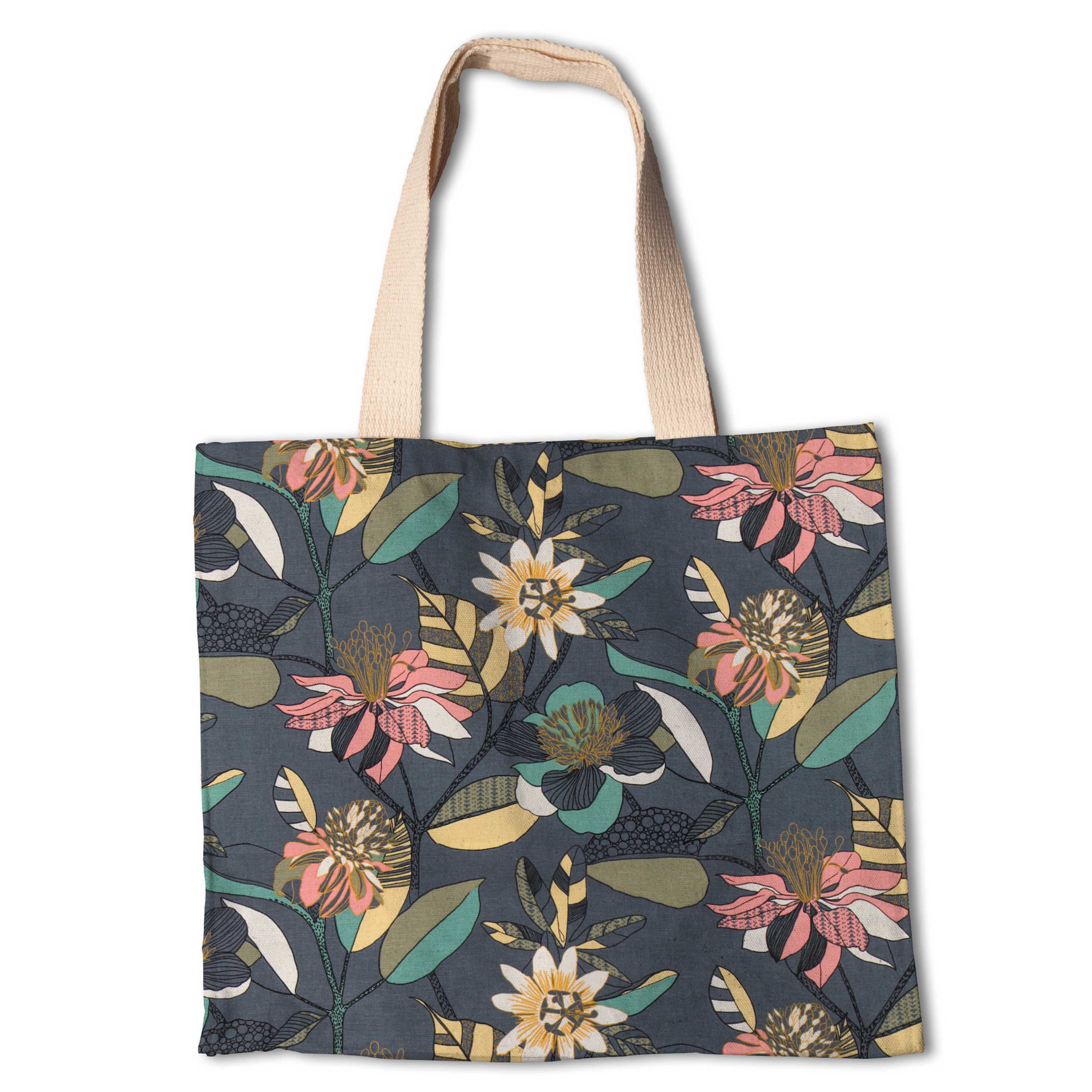 Toile Panama Hibscus Marengo - Ribes y Casals