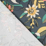 Toile Panama Hibscus Marengo - Ribes y Casals