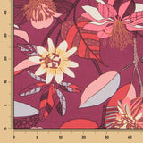 Toile Panama Hibscus Violet - Ribes y Casals