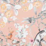 Toile Panama Animaux Saumon - Ribes y Casals