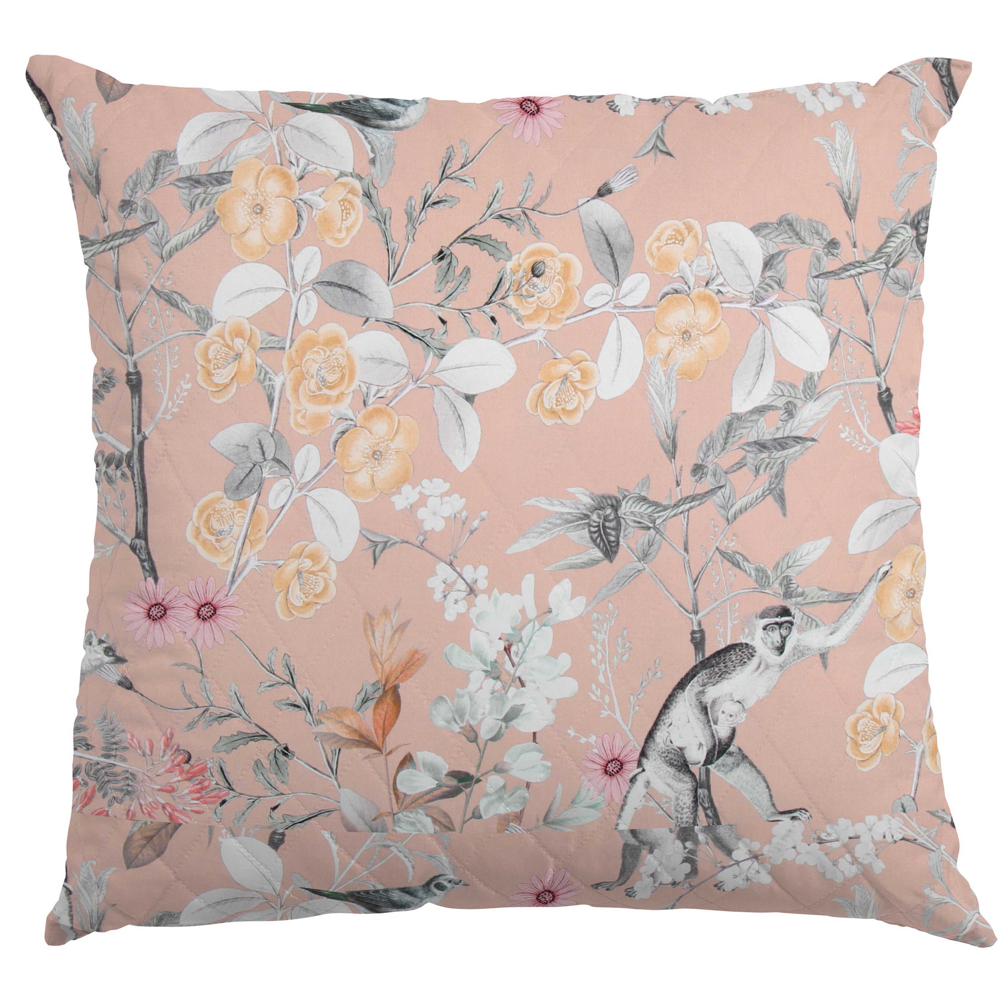 Toile Panama Animaux Saumon - Ribes y Casals