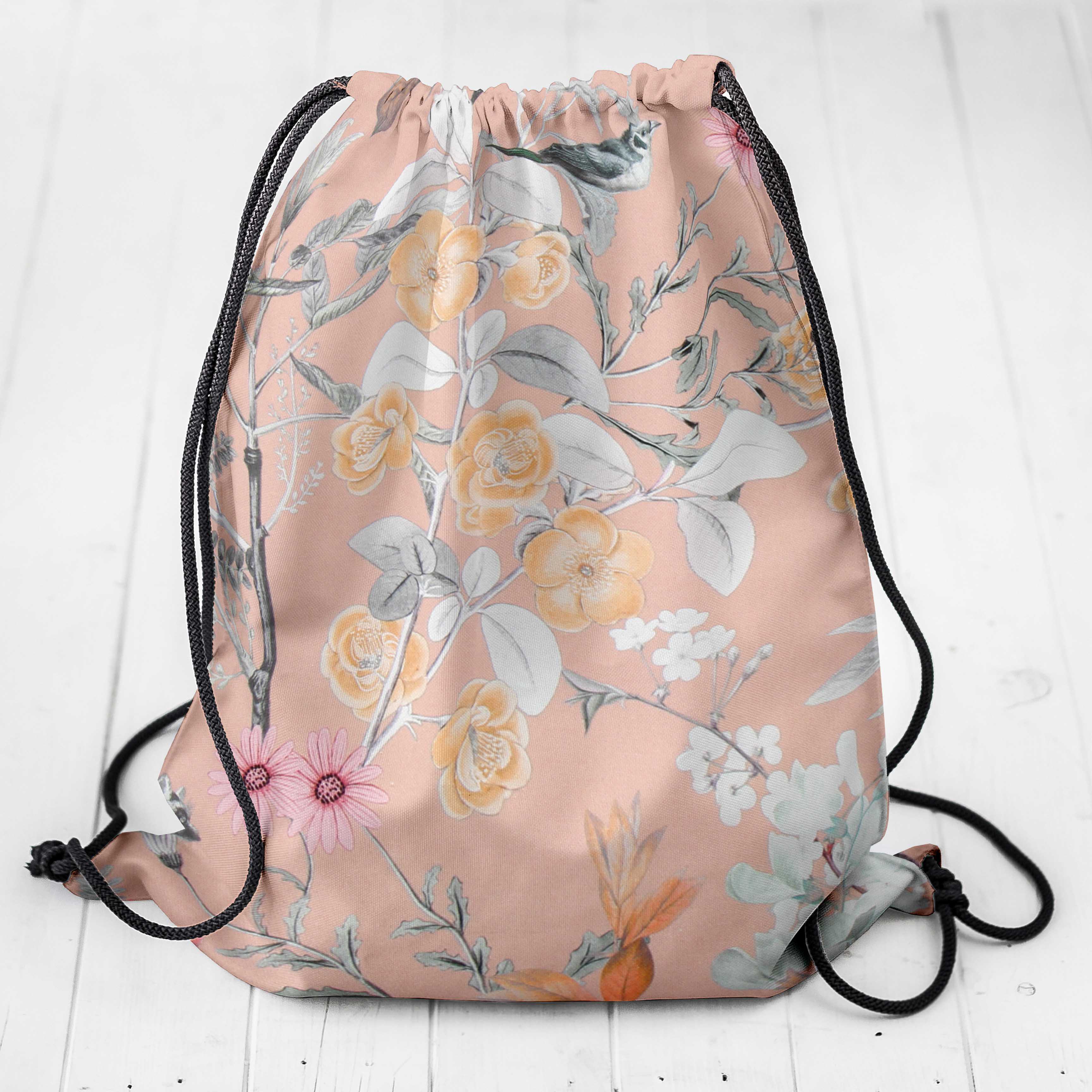 Toile Panama Animaux Saumon - Ribes y Casals