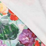 Toile Panama Fleurs Turquoise - Ribes y Casals