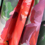 Toile Panama Fleurs Turquoise - Ribes y Casals