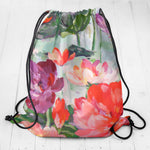 Toile Panama Fleurs Turquoise - Ribes y Casals