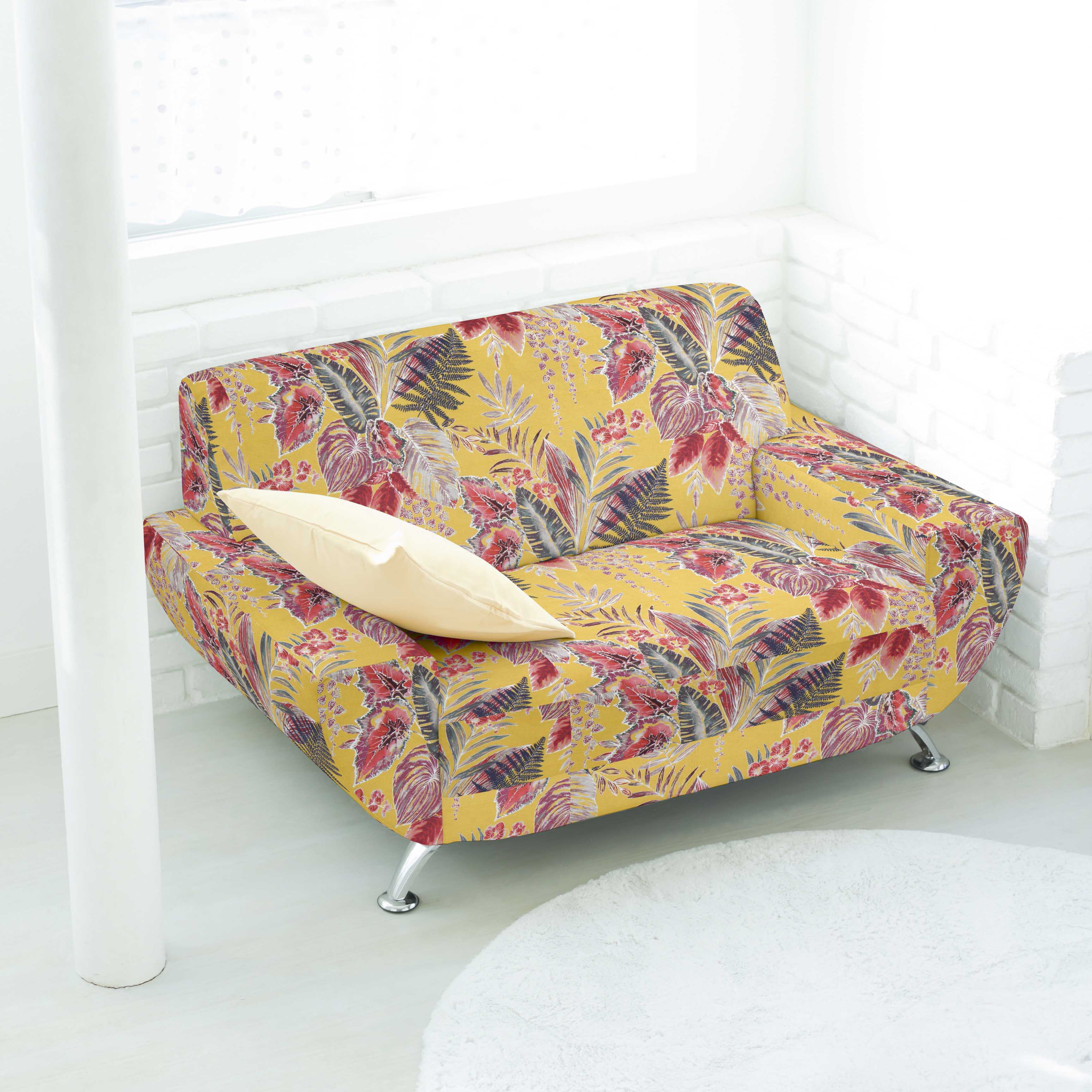 Toile Panama Ocre Tropical - Ribes y Casals