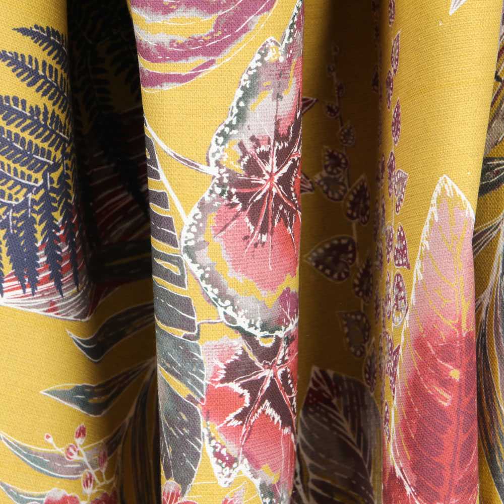 Toile Panama Ocre Tropical - Ribes y Casals