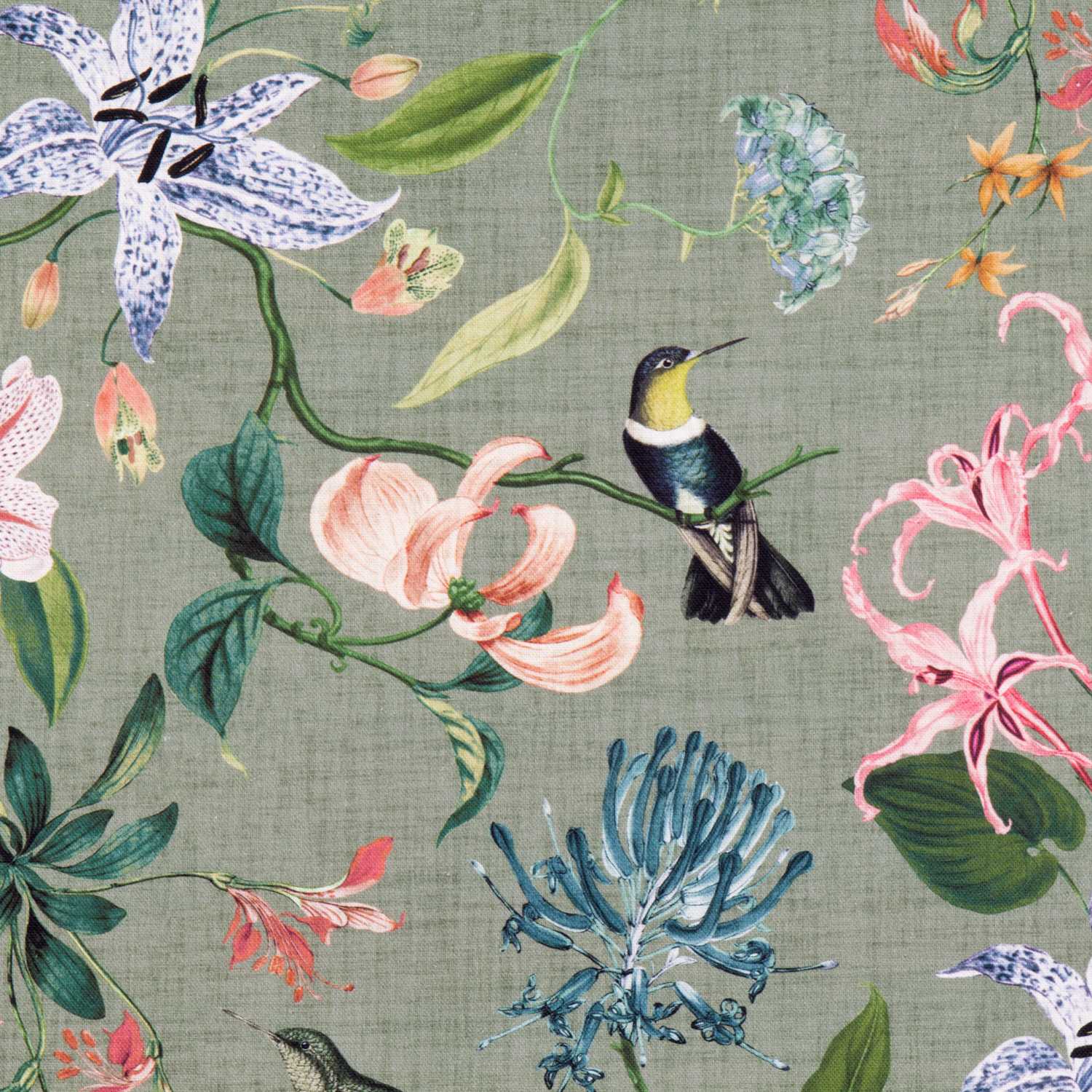 Toile Panama Automne vert - Ribes y Casals