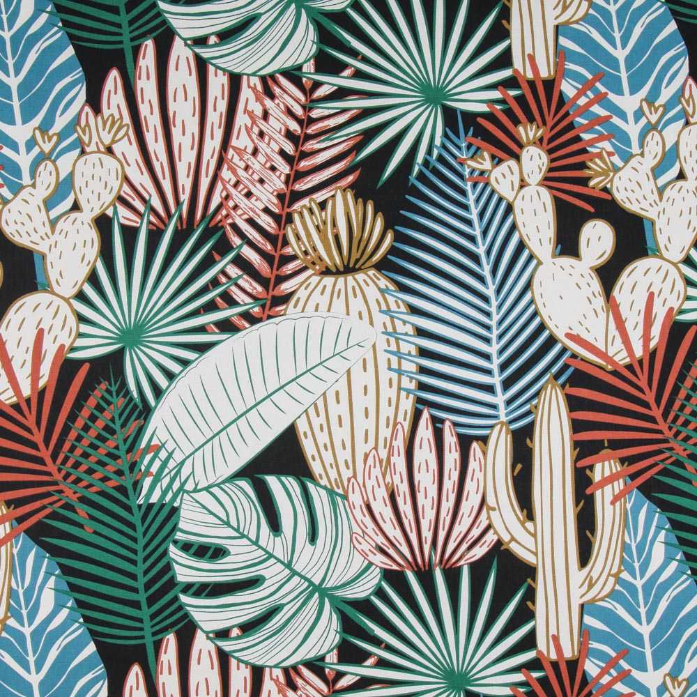 Toile Panama Tropical Noir - Ribes y Casals