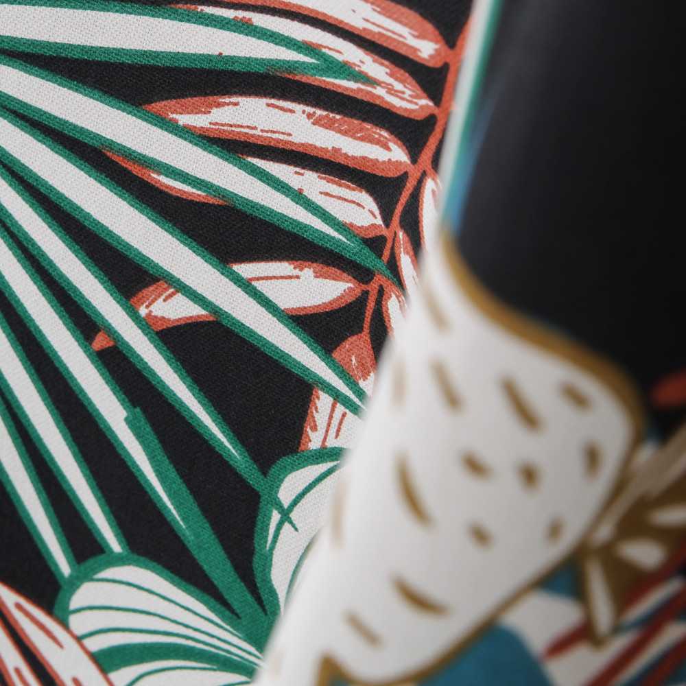 Toile Panama Tropical Noir - Ribes y Casals