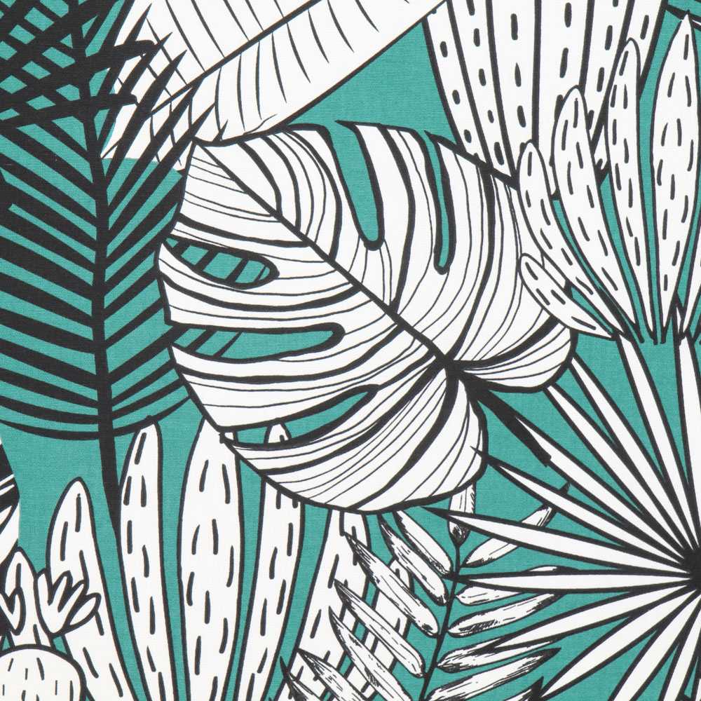 Toile Panama Tropical Vert - Ribes y Casals