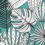 Toile Panama Tropical Vert - Ribes y Casals