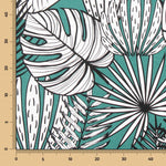 Toile Panama Tropical Vert - Ribes y Casals