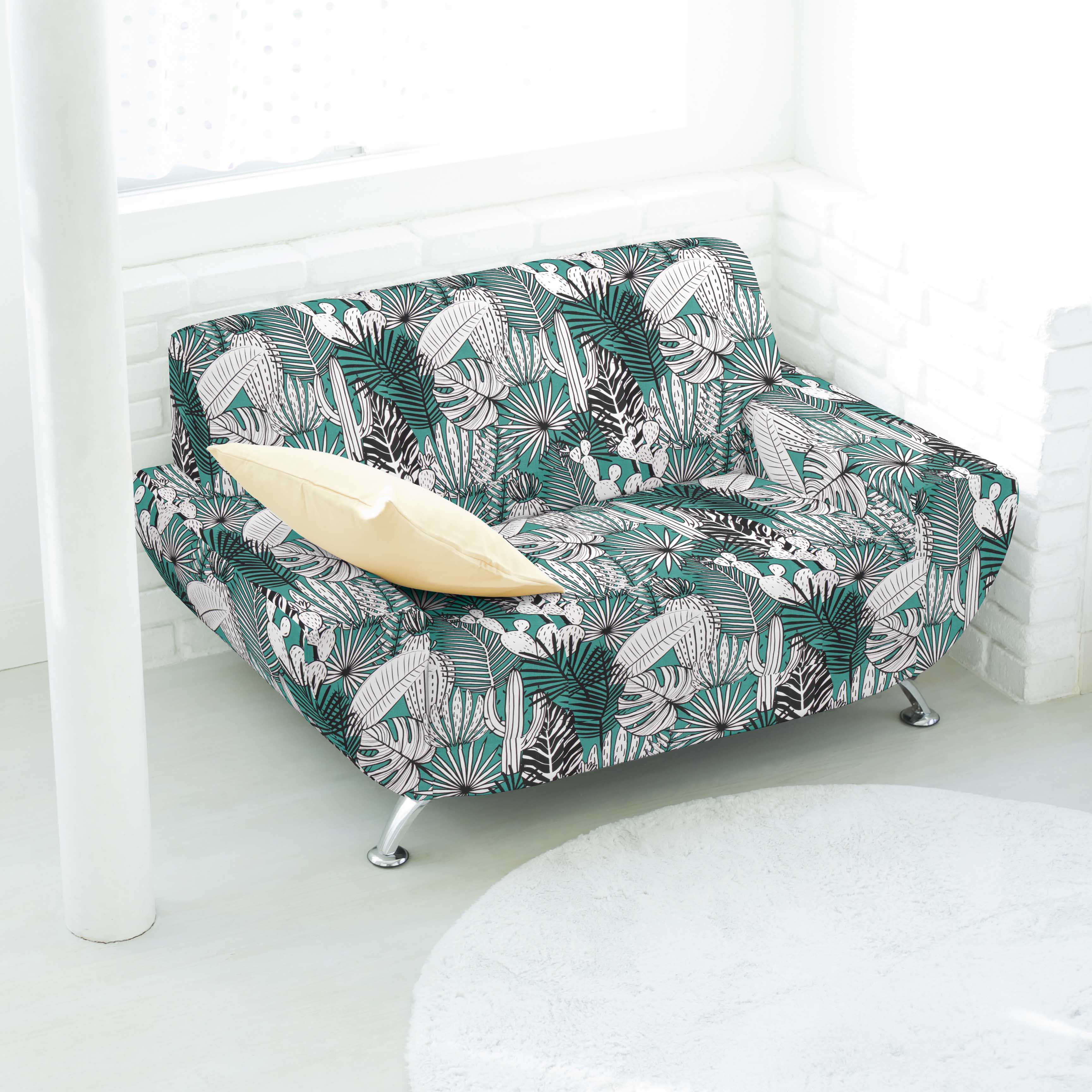 Toile Panama Tropical Vert - Ribes y Casals