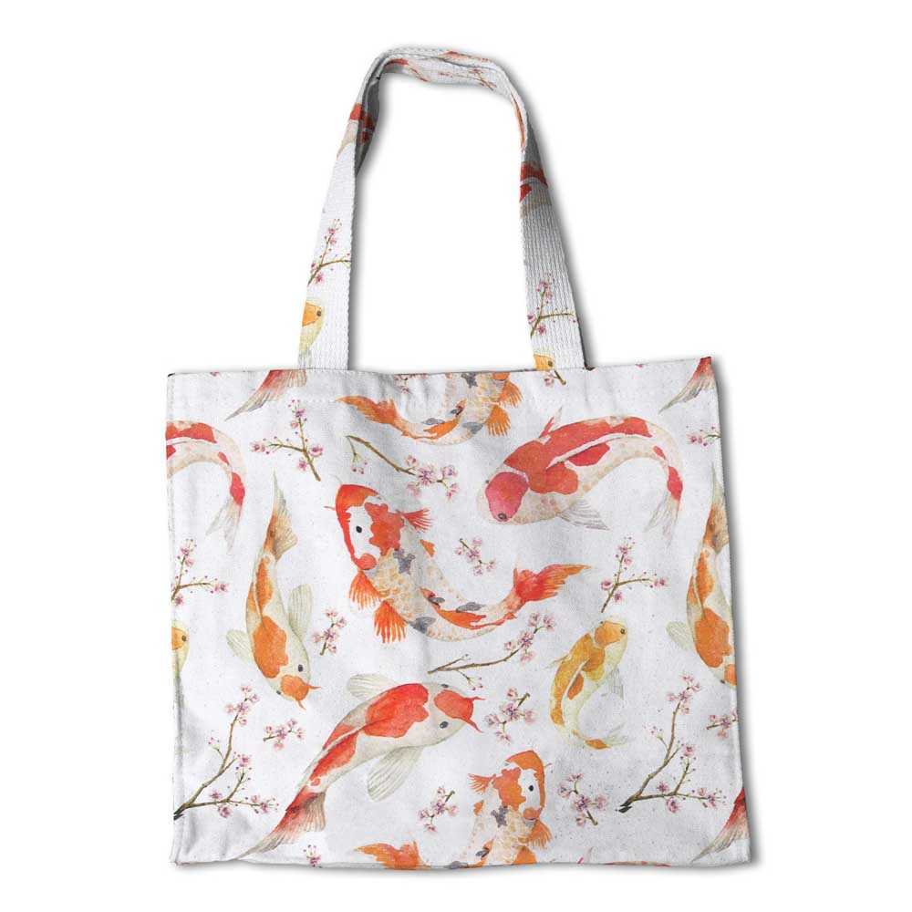 Toile Poisson Koi Blanc - Ribes y Casals