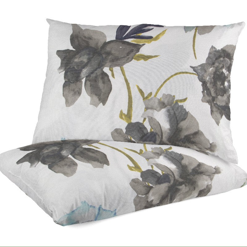 Toile Illustration Feuilles Blanc - Ribes y Casals