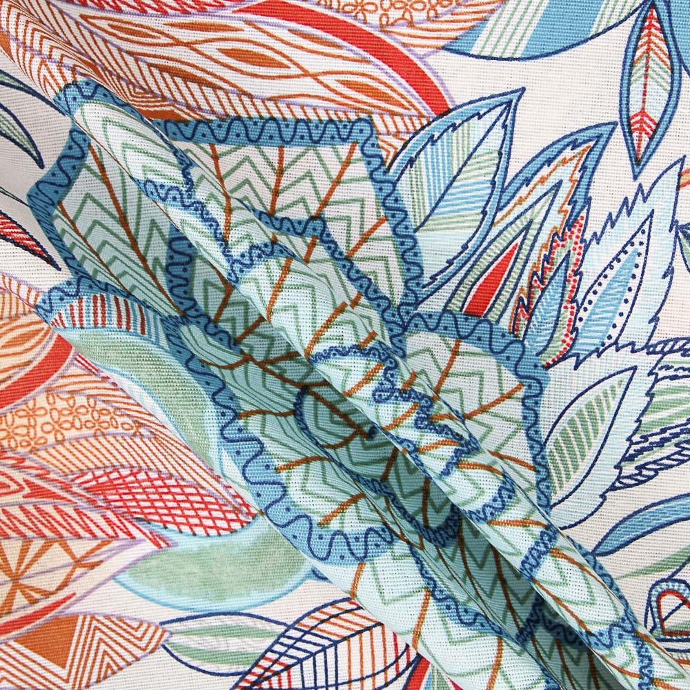 Toile Polynésie Turquoise - Ribes y Casals