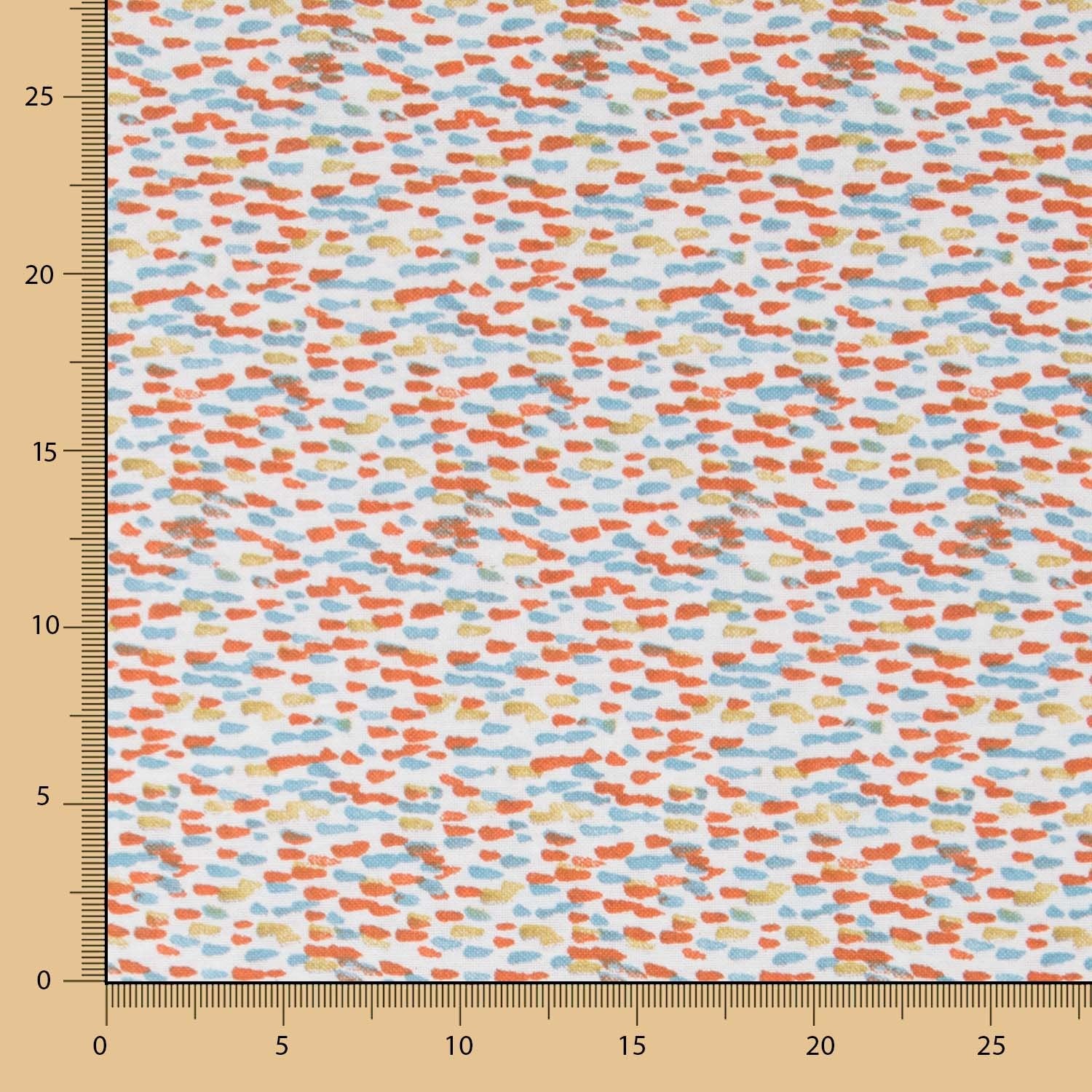 Toile Pluie Orange - Ribes y Casals