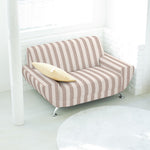 Toile Rayure Large Marron - Ribes y Casals