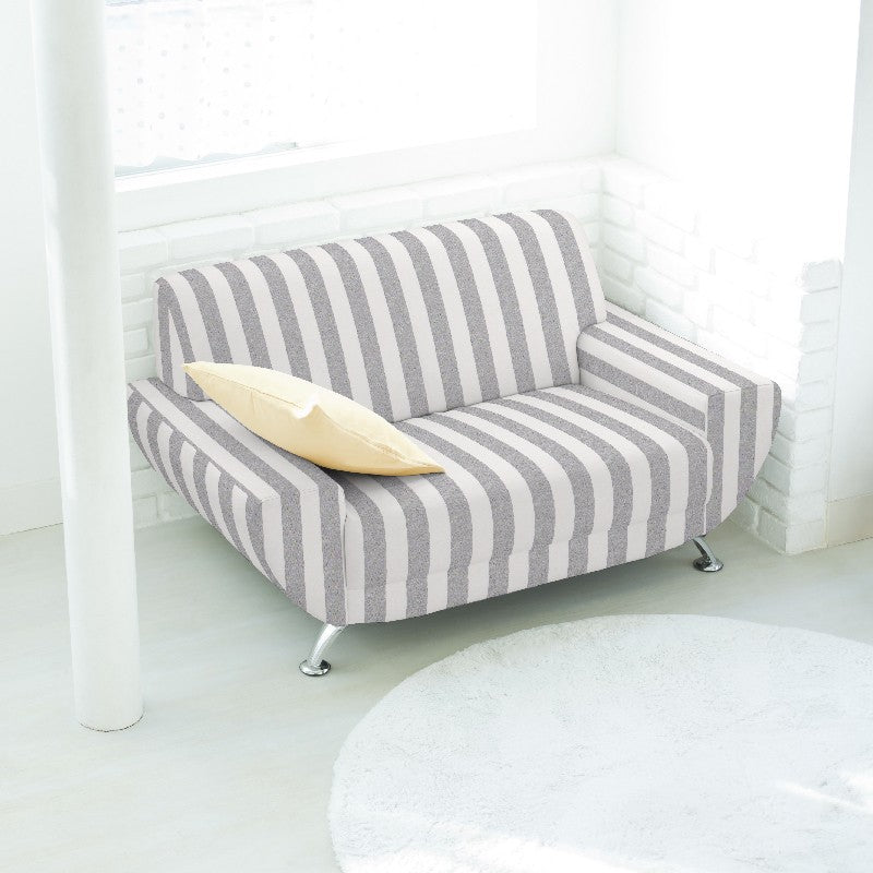 Toile Rayure Large Noir - Ribes y Casals