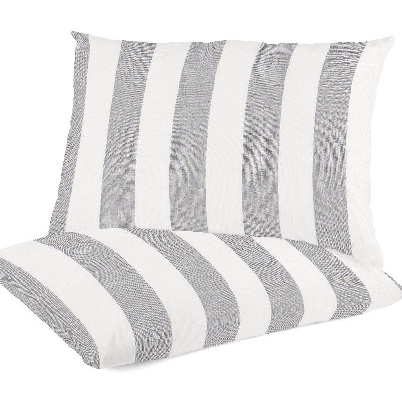 Toile Rayure Large Noir - Ribes y Casals