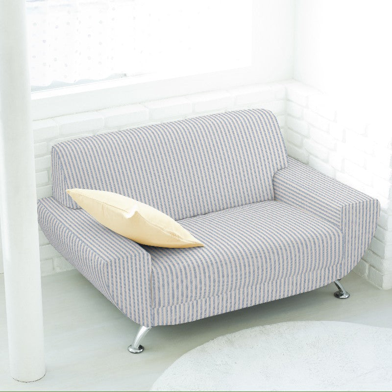 Toile Rayure Fine Bleu - Ribes y Casals