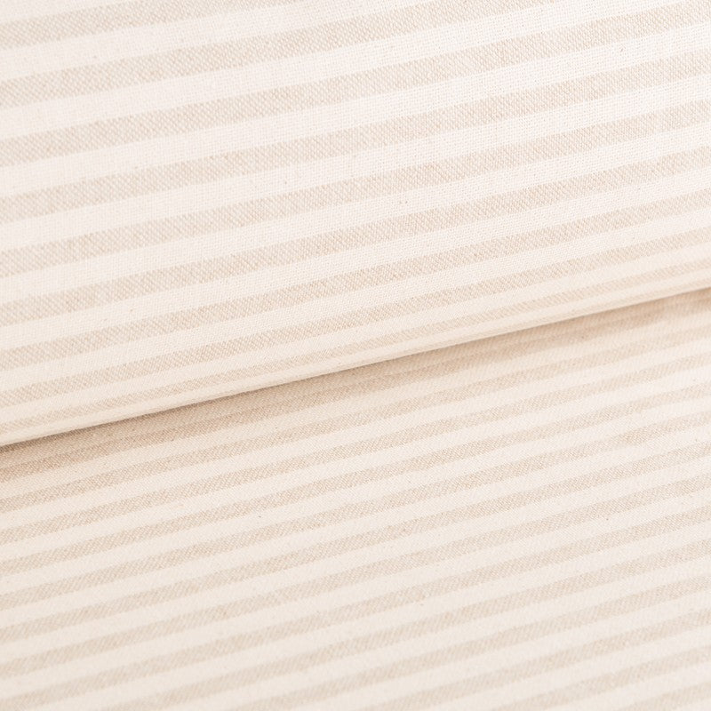 Toile Rayure Fine Beige - Ribes y Casals