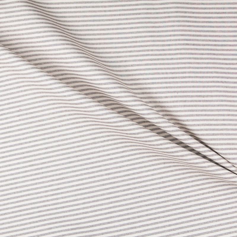 Toile Rayure Fine Marron - Ribes y Casals