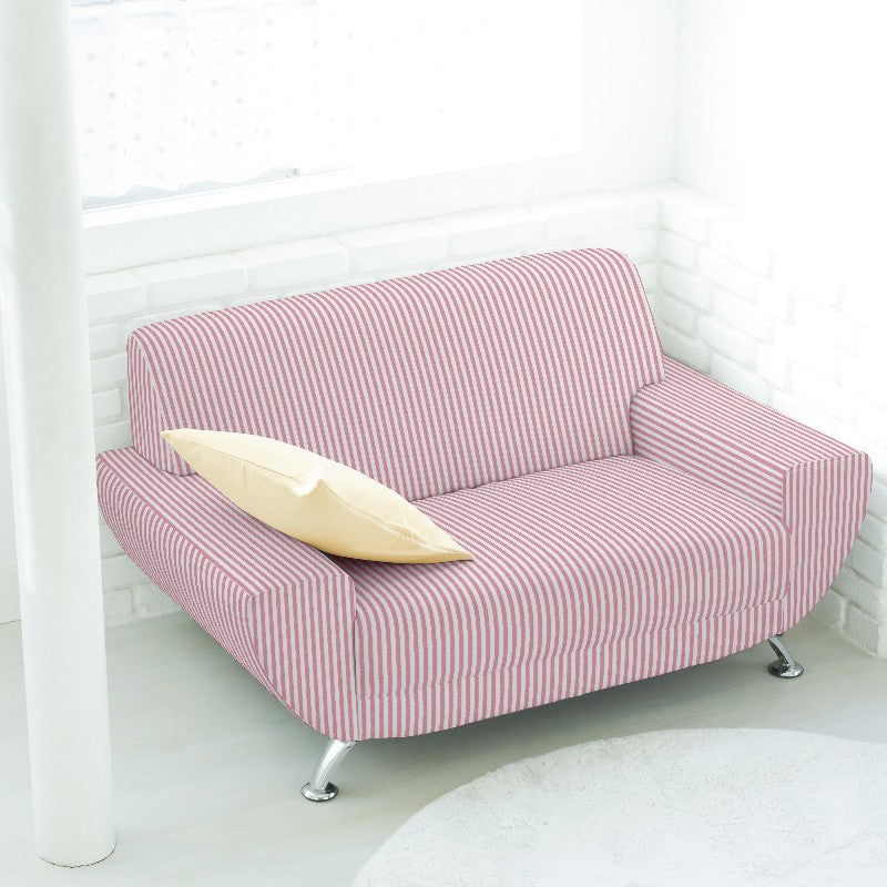 Toile Rayure Fine Rouge - Ribes y Casals