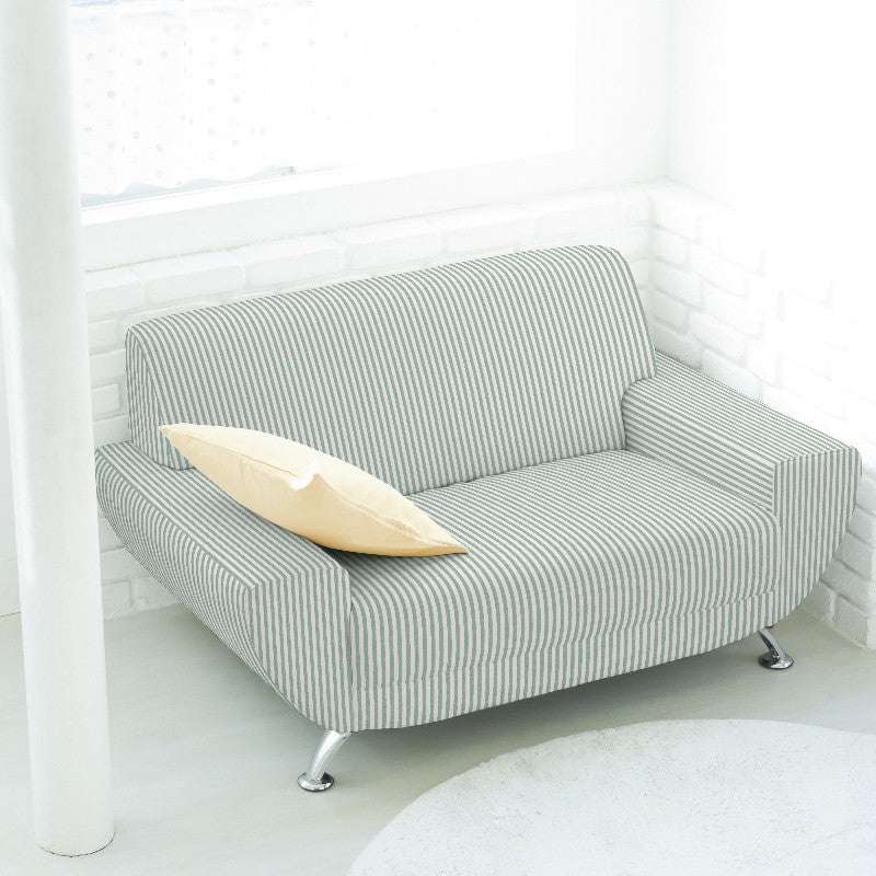 Toile Rayure Moyenne Vert - Ribes y Casals