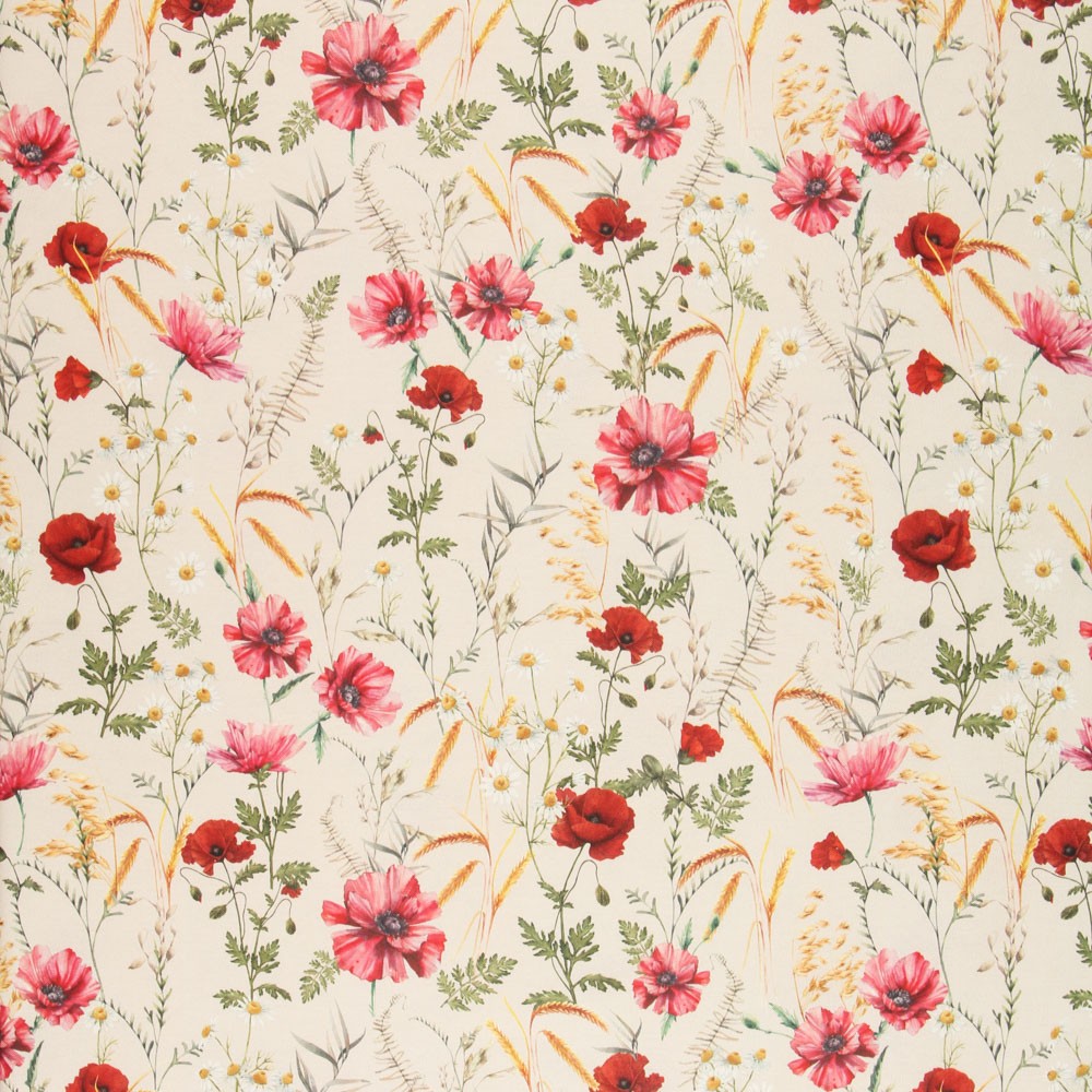 Toile Coquelicots Rouges - Ribes y Casals