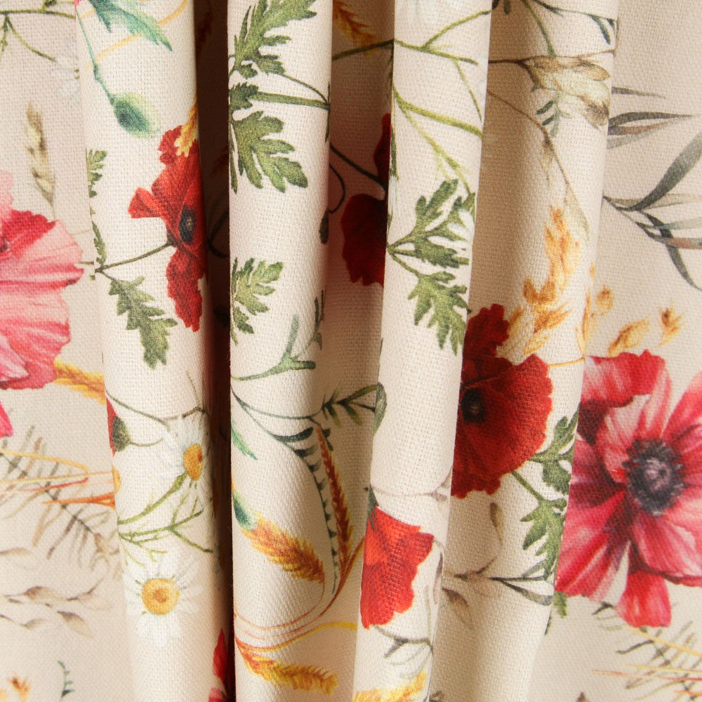 Toile Coquelicots Rouges - Ribes y Casals