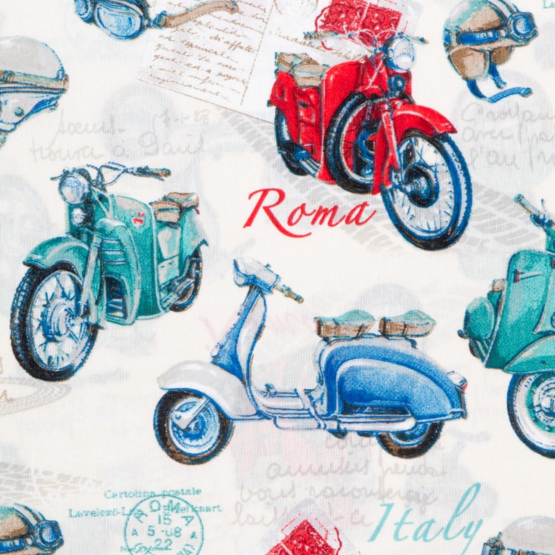 Toile Rome Vespa - Ribes y Casals