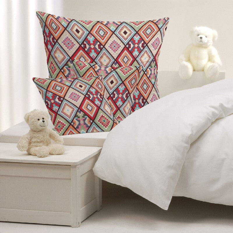 Toile Losange Ethnique Multicolor - Ribes y Casals