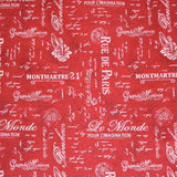 Toile Rue de Paris Rouge - Ribes y Casals