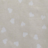 Toile Rustique Coeurs Beige - Ribes y Casals