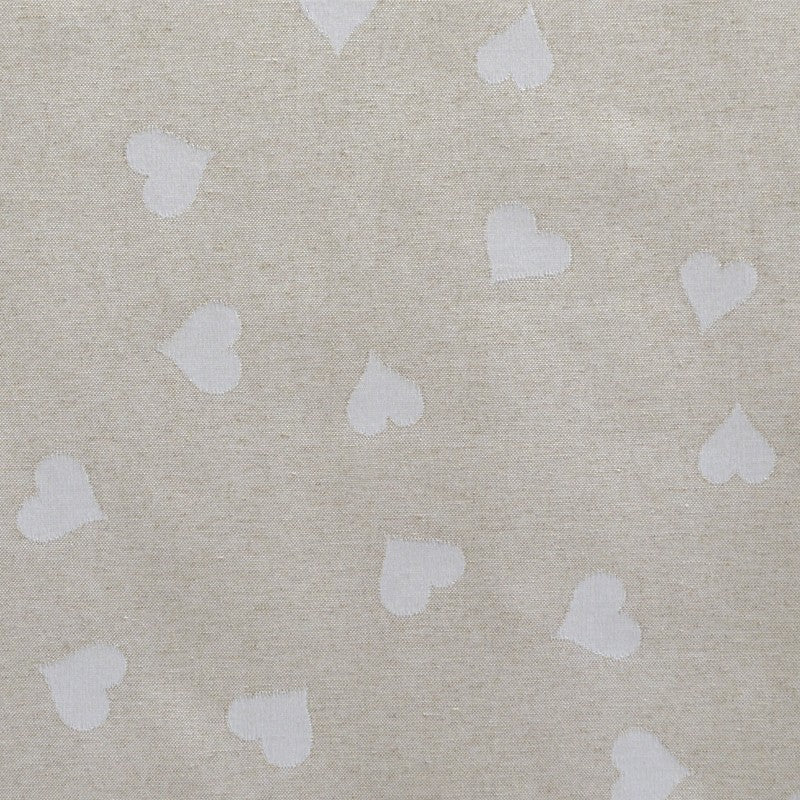 Toile Rustique Coeurs Beige - Ribes y Casals