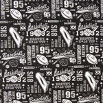 Toile Sports Noir - Ribes y Casals