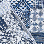 Toile Tapisserie Bloques Bleu - Ribes y Casals
