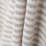 Toile Ameublement Fines Rayures Bleues - Ribes y Casals