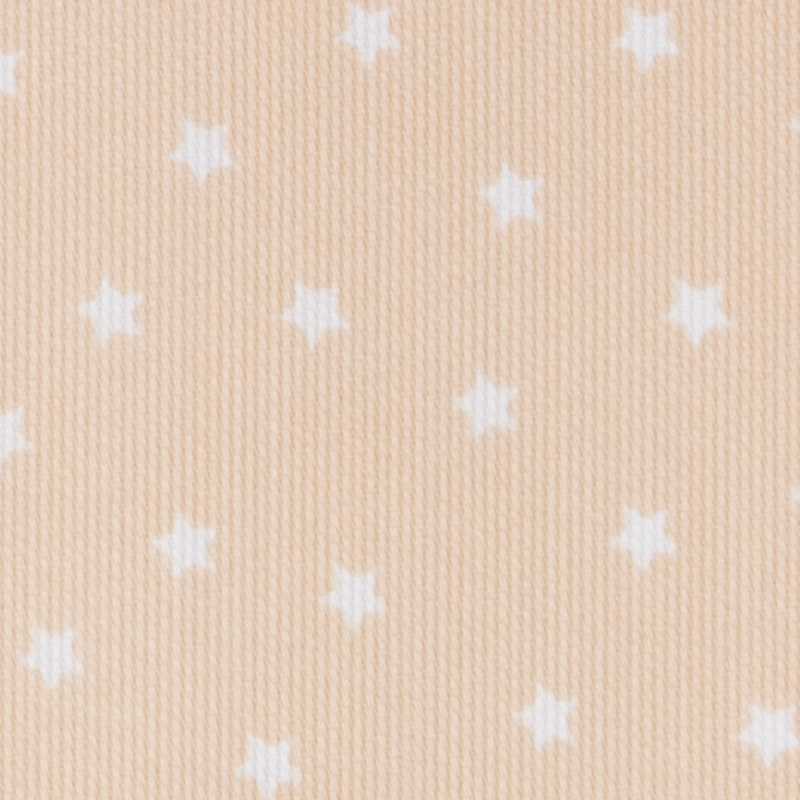 Tissu Piqué Canutillo Étoiles Camel - Ribes y Casals