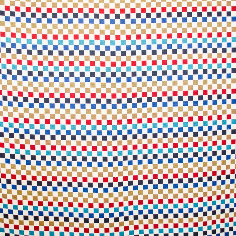 Toile Tissée à Carreaux Écru - Ribes y Casals