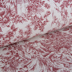 Toile Toile de Jouy Rouge - Ribes y Casals