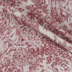 Toile Toile de Jouy Rouge - Ribes y Casals