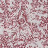 Toile Toile de Jouy Rouge - Ribes y Casals
