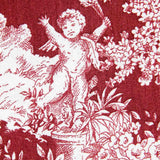 Toile Toile Jouy Grenat Fond - Ribes y Casals