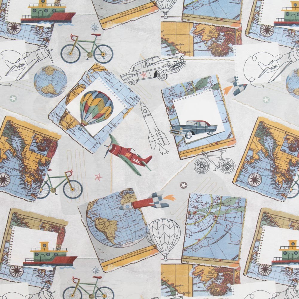 Toile Voyage Gris - Ribes y Casals