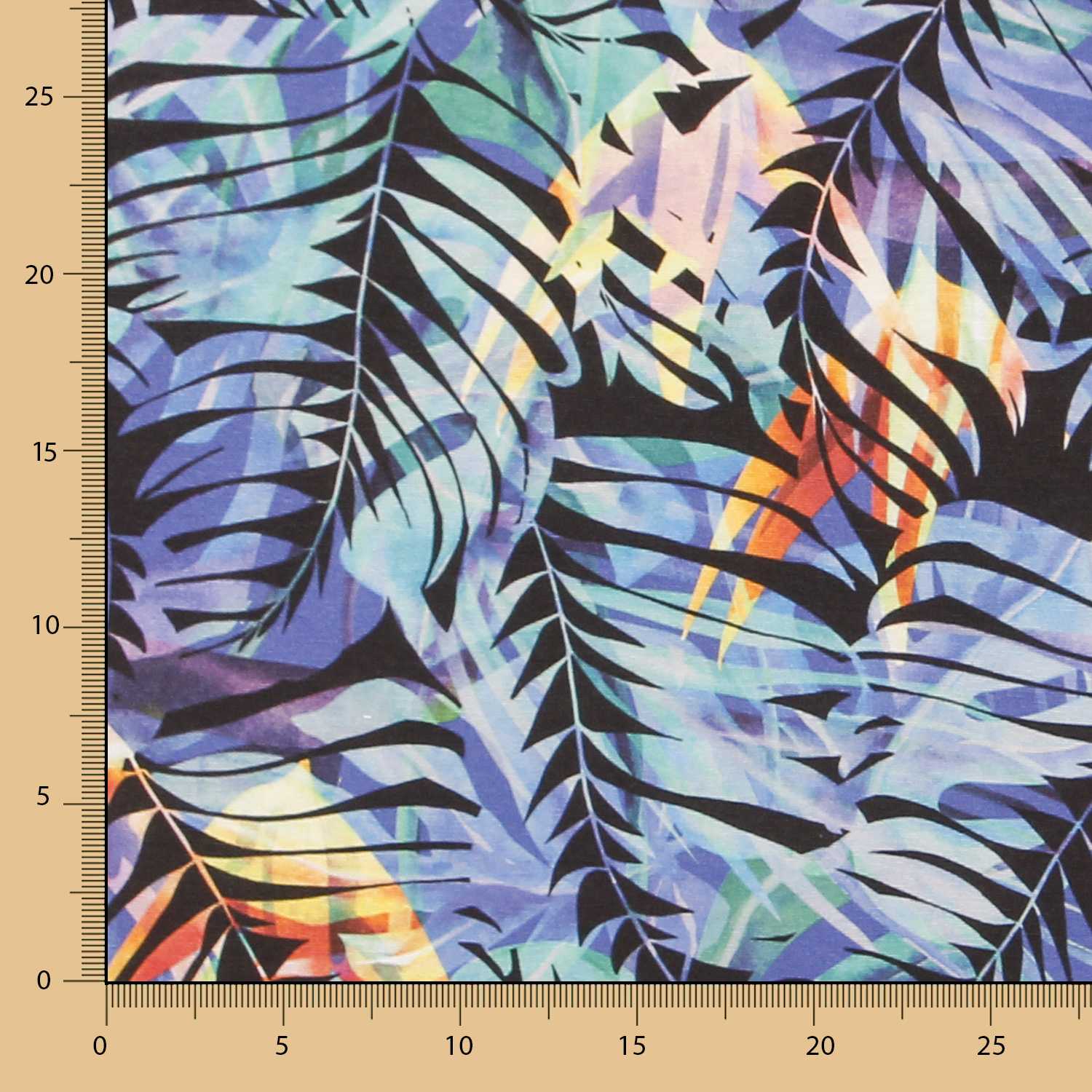 Toile Tropical Bornéo Lila - Ribes y Casals