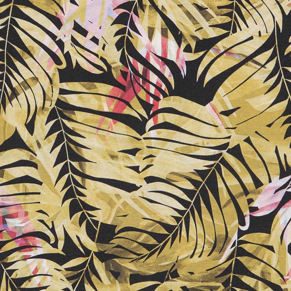 Toile Tropical Bornéo Ocre - Ribes y Casals